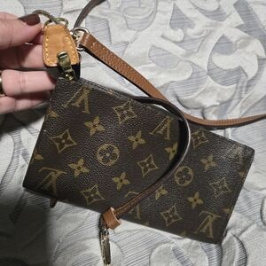 Louis Vuitton Brown Monogram Wristlet